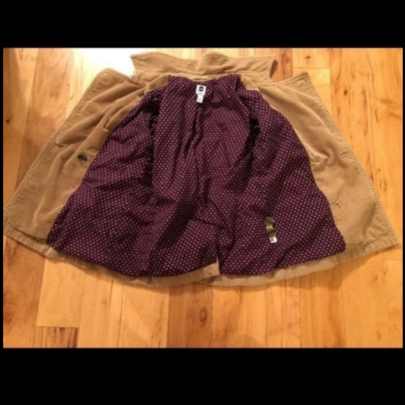 GAP Brown Corduroy Peacoat - Picture 4 of 8